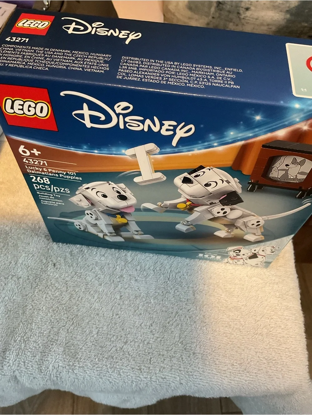 LEGO Disney Lucky & Penny 101 Dalmatians Puppies - 43271 Complete Box